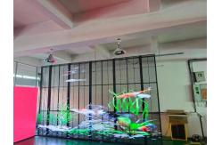 China Commercial Transparent Display , LED Transparent Display 1R1G1B supplier