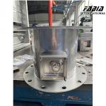 Stainless Non Return Damper Low Flow Flange Connection For Semiconductor And Ventilation And Exhaust System for sale