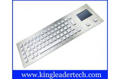 China Dust-Proof Illuminated Metal Keyboard Silver With 65 LED Individually-Lit Keys supplier