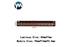 China Line Light Source UV LED Module 110w Curing Water Cooling Quartz Lens supplier