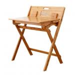 ODM Foldable Natural Bamboo Study Table Desk With Storage Box for sale