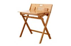 China ODM Foldable Natural Bamboo Study Table Desk With Storage Box supplier