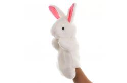 China 100% PP Cotton Rabbit Puppet Plush Toys Early Education Plush Hand Puppet supplier
