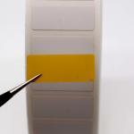 20mmx8mm 1mil White Matte High Temperature Resistant Polyimide Label For Single Row