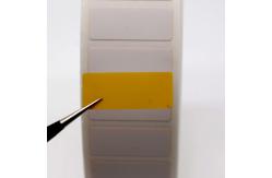 China 20mmx8mm 1mil White Matte High Temperature Resistant Polyimide Label For Single Row supplier