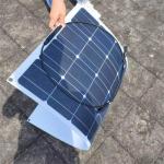 100W Flexible Solar Panels Monocrystalline Camping Portable Solar Panel Customized for sale