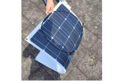China 100W Flexible Solar Panels Monocrystalline Camping Portable Solar Panel Customized supplier