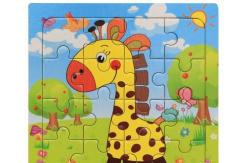 China Custom Print Jigsaw Puzzle , Children's Animal Paper Jigsaw Puzzle Piece supplier