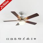 Modern Design Smart Home Remote Control LED Ceiling Fan Light with 2- Coverage
