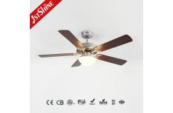 China Modern Design Smart Home Remote Control LED Ceiling Fan Light with 2- Coverage supplier