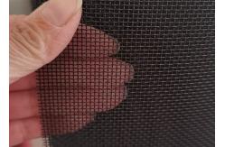 China 18x16 Mesh 0.28mm Aluminum Insect Screen Mesh Roll Black Coated supplier