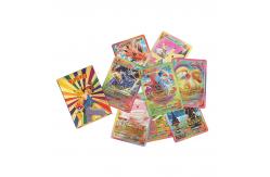 China Hot Gold Foil English Version Pokemon Cards 55pcs with Customizable Rulebook Design supplier