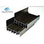 Customized Electrophoresis Aluminium Sliding Profile T5 Temper for sale