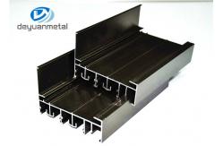 China Customized Electrophoresis Aluminium Sliding Profile T5 Temper supplier