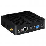 Single Ethernet Fanless Mini PC 6USB Interfaces Protable Computer For Home Office for sale