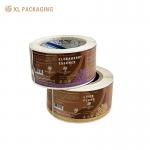 Stamping Vinyl Sticker Label Roll Waterproof Package Sticker Label For Bottle for sale
