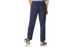 China 48% Cotton Mens Casual Linen Pants Breathable with Drawstring supplier