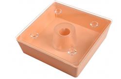 China Plastic European Square Honey Bee Feeder For Beekeeping supplier