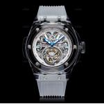 Green Sapphire Crystal Watch Case Al2O3 Single Crystal Customized Size