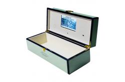 China Double Decker LCD video gift box Autoplay with Glossy lamination supplier