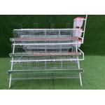 Hot Dipped Galvanized Cages For Chicken 3 Tiers 4 Doors 96 Birds CE Certificate for sale