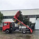 Dongfeng Flatbed Truck With Self Unloading Dump Euro VI Discharge Basis Standard