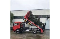 China Dongfeng Flatbed Truck With Self Unloading Dump Euro VI Discharge Basis Standard supplier