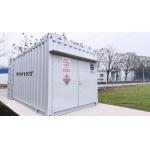 Q235B Solar Powered Shipping Container 20 Ft High Cube Side Door Container for sale