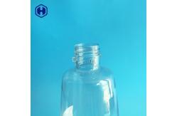 China Screw Lid Empty Clear Plastic Bottles Reusable Plastic Liquid Container supplier