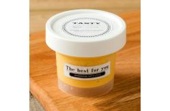 China Round Single Wall 180ml Ice Cream Balm Container With Lid supplier