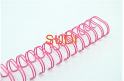China Pink Steel 7/8 Wire O Bindings, Suitable For Notebook supplier