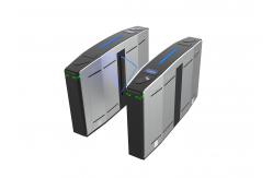 China Flap Barrier Gate Turnstile Pedestrian Access Gate With Card Reader supplier