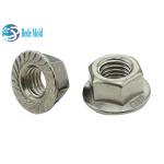 Metric Hex Flange Nuts DIN6932 8.8 9.9 12.9 Grade Alloy Steel Materials Nickel / Zinc Plating for sale