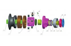China Poclain MS250 Hydraulic Radial Motors Parts/Replacement parts/Repair kits Made in China supplier