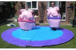 China Pvc Tarpaulin Inflatable Sumo Costume , Inflatable Amusement Park supplier