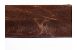 China Pure Soft Cotton Fabric Waxed Canvas With Waterproof Fire Retardant supplier