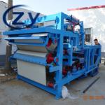 Potato Cassava Starch Processing Machine / Fiber Dewatering Belt Filter Press for sale