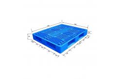 China LLDPE Reinforced Rackable Plastic Pallets 1500kg Dynamic Load supplier