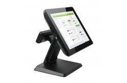 China 15 Inch Capacitive Touch Screen Windows POS System With VFD Customer Display supplier