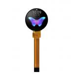0.99'' 128x115 Mini Circular TFT LCD Module 1 Inch 4 Wire SPl 12 Pin Gc9107 for sale