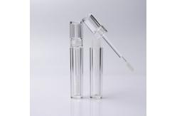 China Clear empty lipgloss wands tubes Private label liquid lipstick lipgloss bottles container supplier
