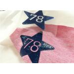 Gold And Sliver Iron On Transfer Labels , Custom Iron On Transfers For T Shirts / Clothes for sale
