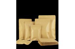 China Various Capacity Three Side Seal Bags Recyclable Kraft Paper Packaging Odorproof supplier
