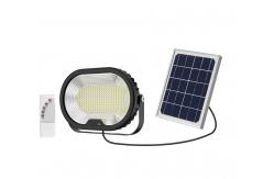 China Ip68 Dc6v 6000k Solar 100w Led Flood Light With Remote Control supplier