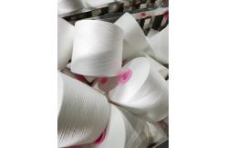 China Raw White Recycled Virgin Polyester Thread 20S/3 With GRS Certificate supplier