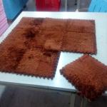 Luxurious 1.0cm Polyester Floor Carpet / EN7 1Interlocking Carpet Floor Tiles for sale