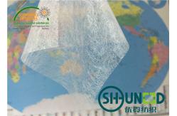 China Adhensive Hot Melt Web , Double Sided Non Woven Interlining Eco - Friendly supplier