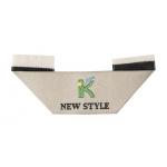 Custom Woven Damask Clothing Labels Mitre Folded Woven Labels Hanger Loop