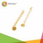 China No Allergic Gold Plated Orthodontic Button And Chain for sale