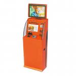 Double Screen Sim Card Vending Machine Ticket Dispenser Kiosk With Coin Acceptor for sale